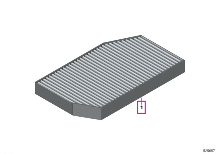 Microfiltru instalatie aer conditionat - BMW Seria 5 G60 G61 G68, Seria 7 G70
