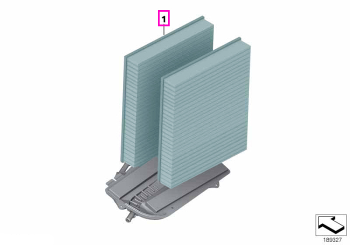 Set microfiltre habitaclu - BMW Seria 5 F07 F10 F11, Seria 6 F06 F12 F13, Seria 7 F01 F02 F04