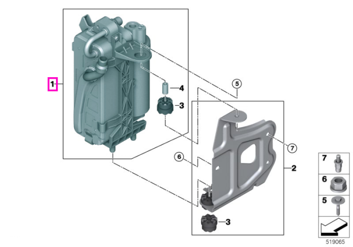 Condensator aer conditionat, R134A - BMW Seria 2 G42, Seria 3 G20 G21 G28, Seria 4 G22 G23 G26, Z4 G29
