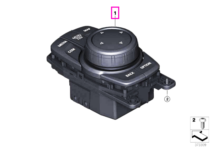 Comanda centrala iDrive - BMW Seria 7 G11 G12