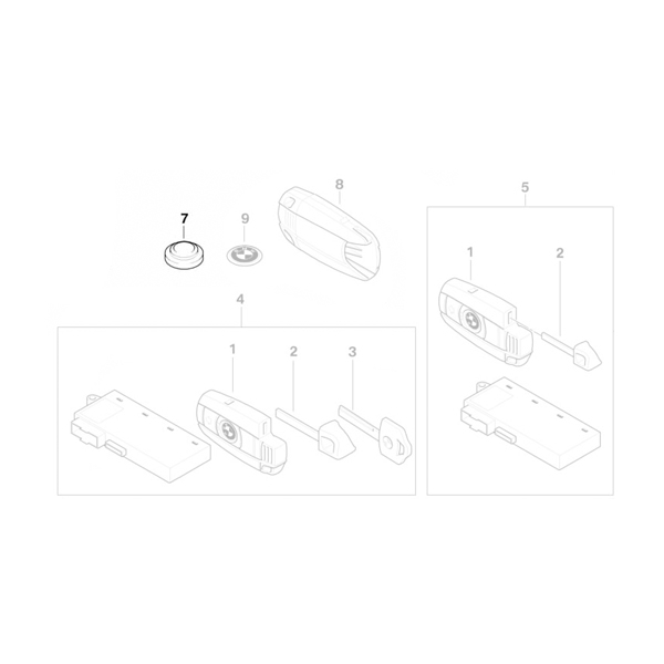 Baterie acumulator cheie BMW / MINI - 3.2 V 