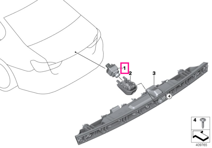 Camera marsarier (BOSCH) - BMW