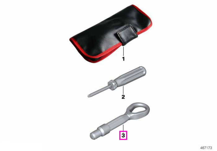 Inel de remorcare filetat - BMW Seria 1, Seria 2, Seria 3, Seria 4, Seria 5, Seria 6, Seria 7, Seria 8, X1, X2, X3, X4, Z4, i3 - Mini Cabrio, Clubman, Countryman, Paceman F55 F56 F65 F66
