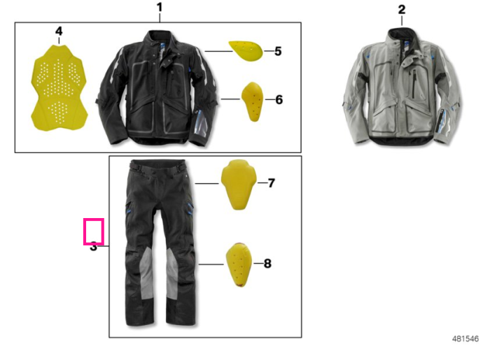 Pantaloni moto EnduroGuard pentru barbati, negri - BMW Motorrad - marime 52