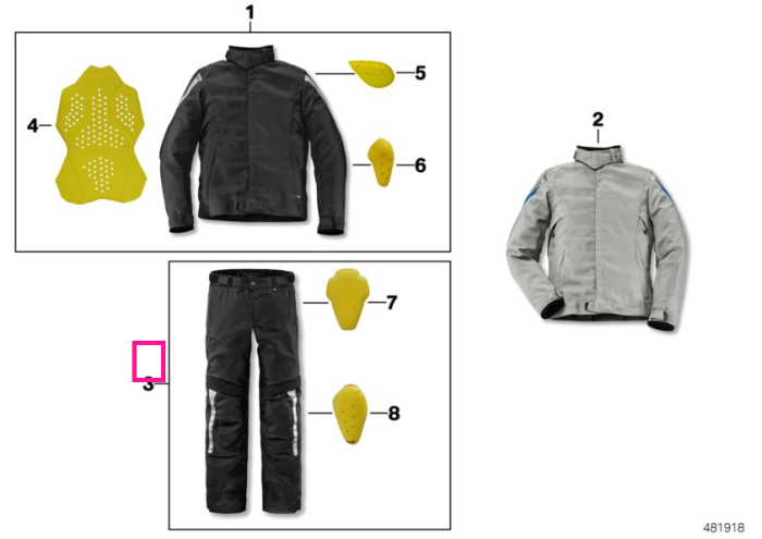 Pantaloni Tourshell, negri - BMW Motorrad - marime 60