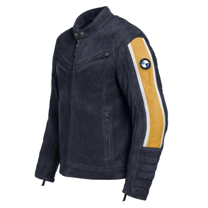 Geaca moto Schwabing pentru barbati, albastru cu galben - BMW Motorrad - marime M