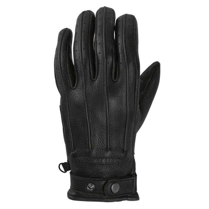 Manusi moto Gatow, unisex, negre, din piele - BMW Motorrad - marime XL