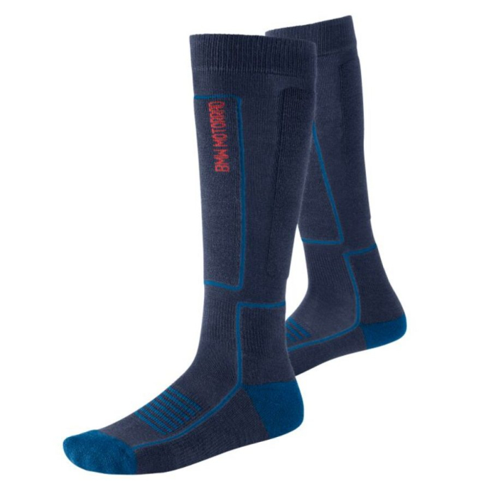 Sosete moto functionale, unisex, bleumarin, lana merinos - BMW Motorrad - marime 39-41