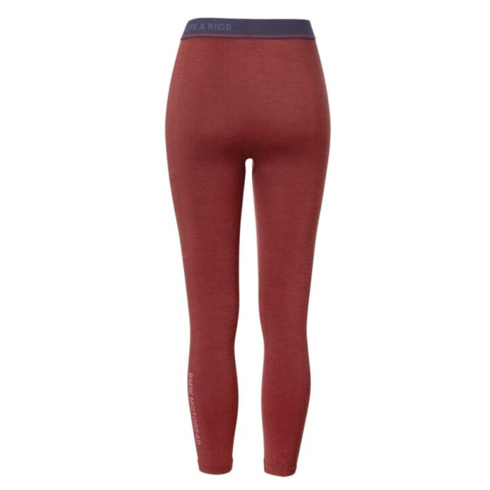 Pantaloni functionali termoactivi, dama, rosu, lana merinos - BMW Motorrad - marime S