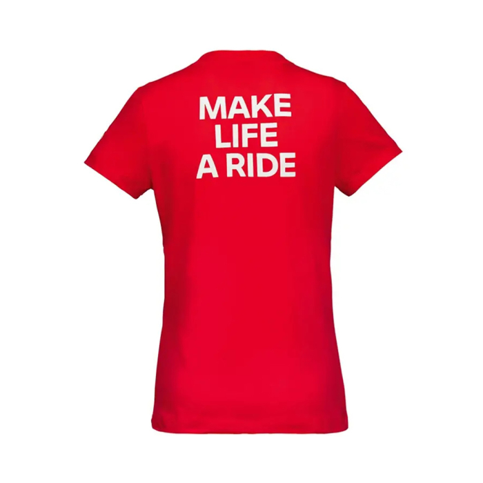 Tricou Make Life a Ride, dama, rosu - BMW Motorrad - marime XS