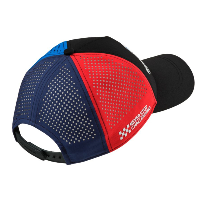 Sapca M Motorsport, unisex, multicolora (negru/albastru/rosu) - BMW Motorrad - marime universala