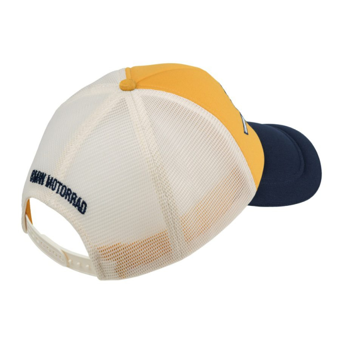 Sapca trucker Boxer R12, unisex, galbena (galben/bleumarin/alb) - BMW Motorrad - marime universala
