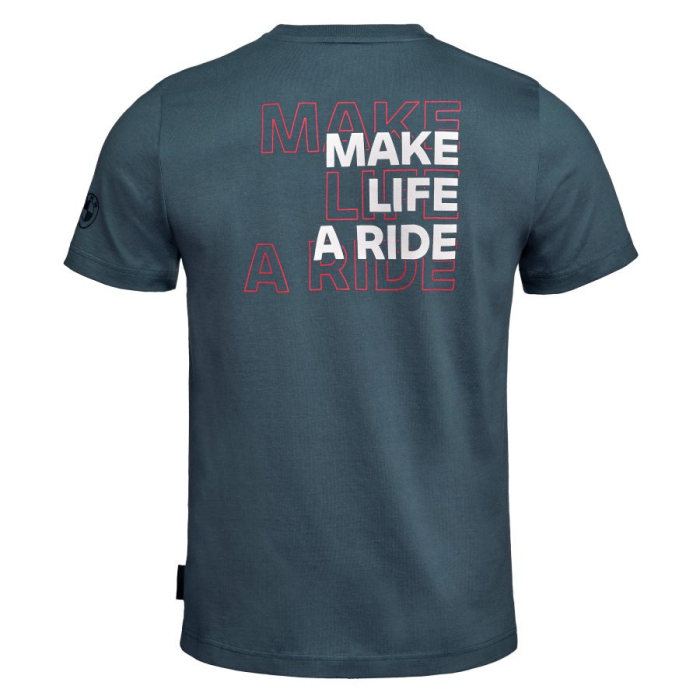 Tricou Make Life a Ride Logo, barbat, gri - BMW Motorrad - marime XL