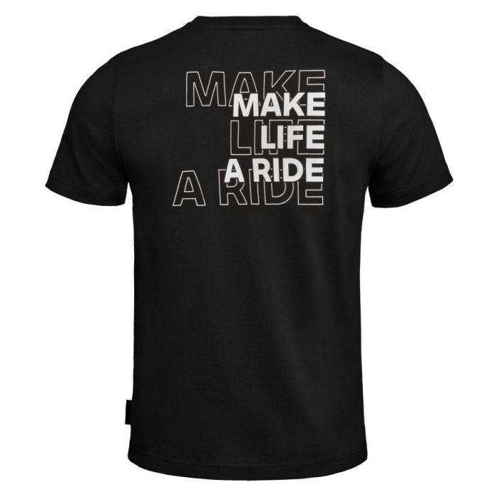 Tricou Logo Make Life a Ride, barbat, negru - BMW Motorrad - marime L