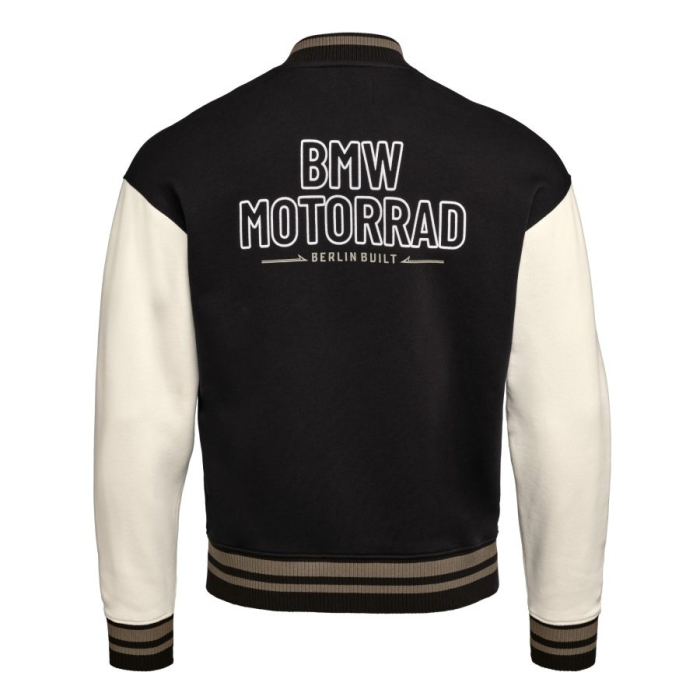 Geaca Berlin Built, stil college, unisex, neagra - BMW Motorrad - marime L