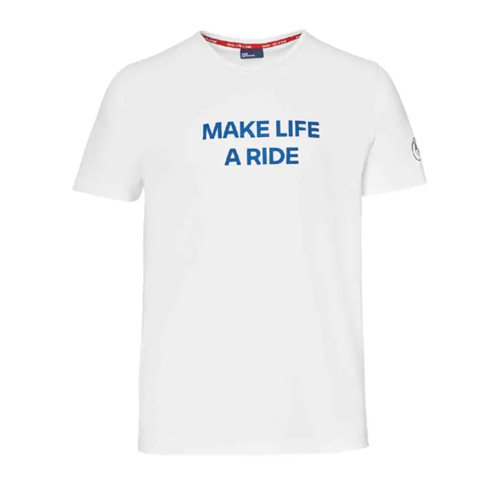 Tricou Make Life a Ride, barbat, alb - BMW Motorrad - marime S