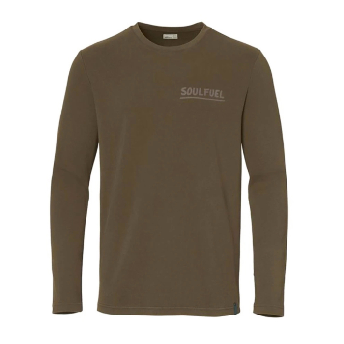 Bluza maneca lunga Soulfuel, barbat, kaki, bumbac - BMW Motorrad - marime L