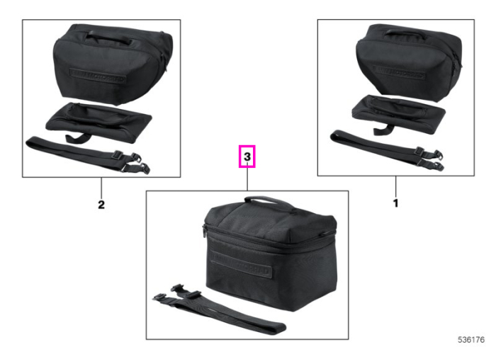 Geanta interioara topcase Vario - BMW Motorrad KA1 (R 1300 GS) - tip motor A75