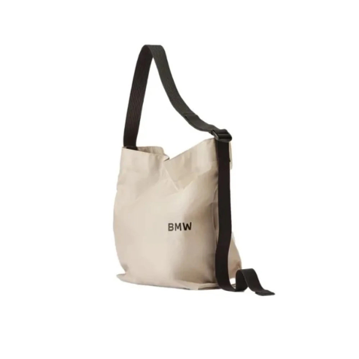 Geanta de umar BMW, bej, nailon Cordura reciclat 100%, 15 litri - BMW