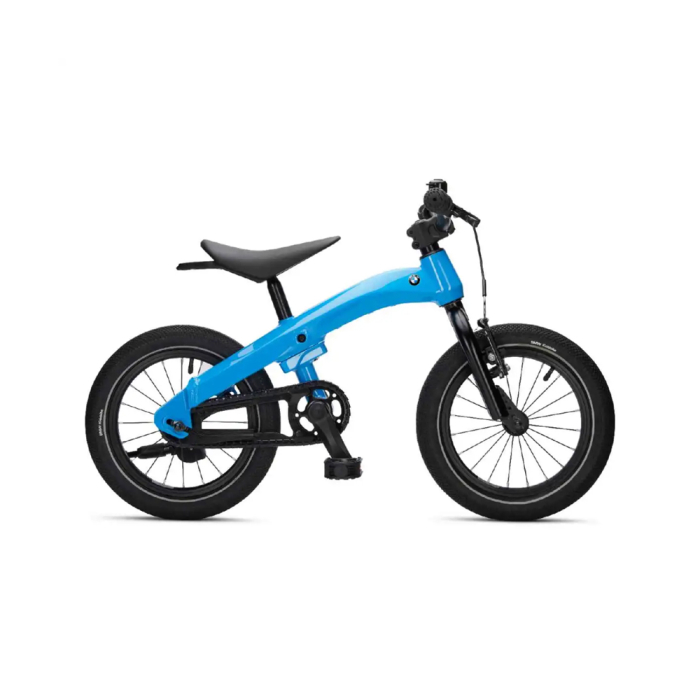 Bicicleta copii BMW Kidsbike 14", Negru/Albastru (Black/Blue)	