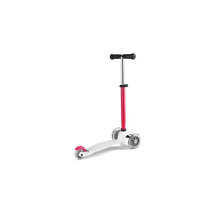 Mini scooter copii, Alb/Rox (White/Pink)