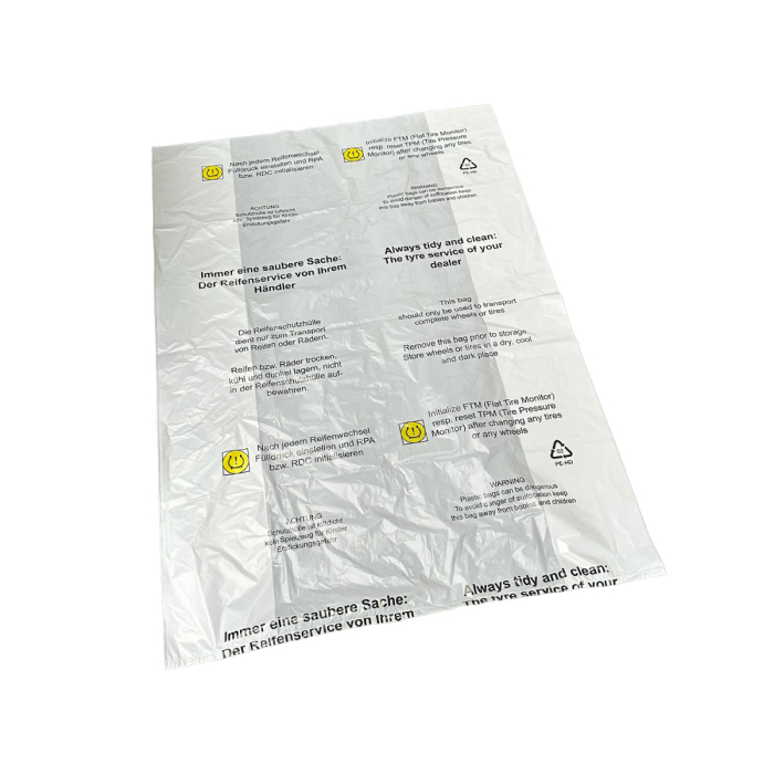 Sac plastic protectie roata - BMW / Mini - pana la 22''