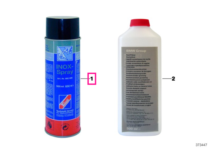 Spray grund, protectie anticoroziva suduri - BMW - Mini - 500ml