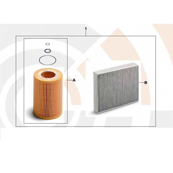 Kit de revizie I - Value Parts - BMW Seria 1 F20, F21; Seria 3 F30, F31, F34