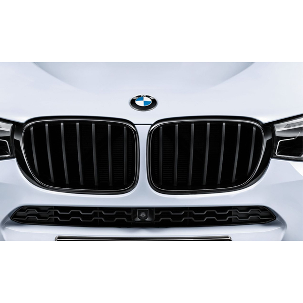 Grila ornamentala radiator, fata, stanga, "BMW M Performance", negru lucios - BMW X3 F25, X4 F26