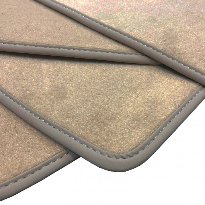 Set covorase fata/spate, Velur, Bej (Cordoba Beige) - Mini R50, R53