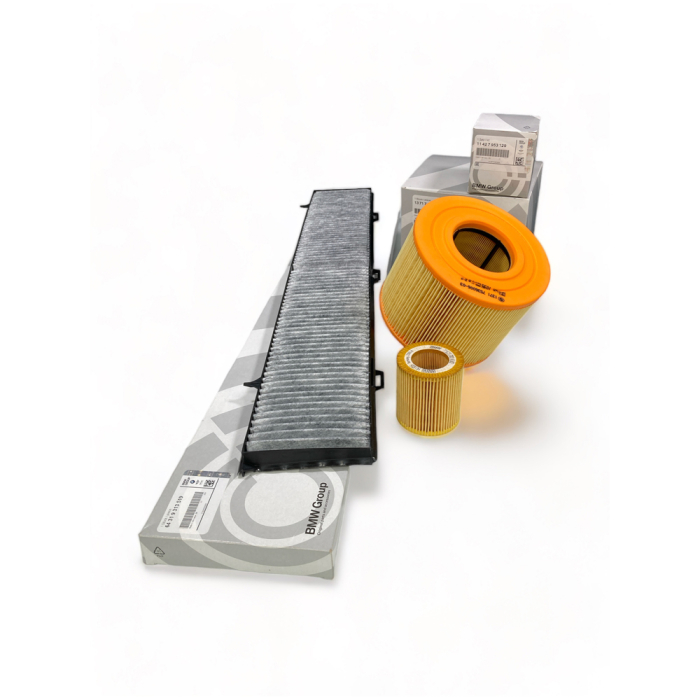 Set filtre originale - BMW - Seria 1, Seria X1, Seria 3 - E81, E82, E84, E87, E87 LCI, E88, E90, E90 LCI, E91, E91 LCI, E92, E92 LCI, E93, E93 LCI - Tip motor N52, N52N, N53