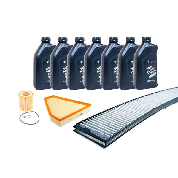 Kit revizie filtre si ulei originale - BMW - Seria 1, Seria 3 - E82, E88, E90, E90 LCI, E91, E91 LCI, E92, E92 LCI, E93, E93 LCI - Tip motor N52, N52N, N51